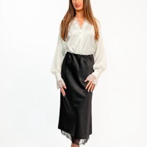 SET CĂMAȘĂ BLANC MUSE + FUSTĂ CÉLIRA